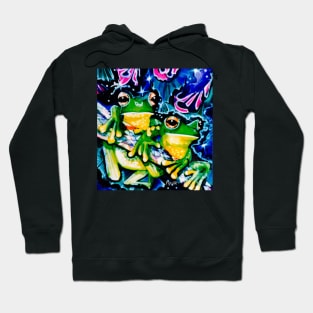 two frogs Hoodie
